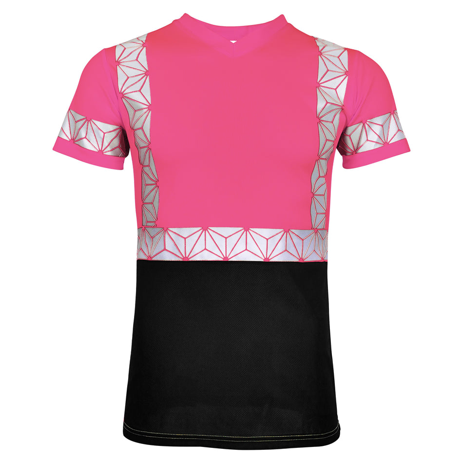 SMASYS High Visibility Safety Reflective T-Shirt for Women