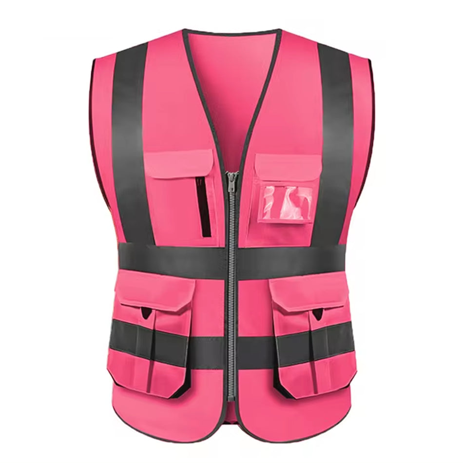 SMASYS Multi Pockets Reflective Vest Safety Clothing