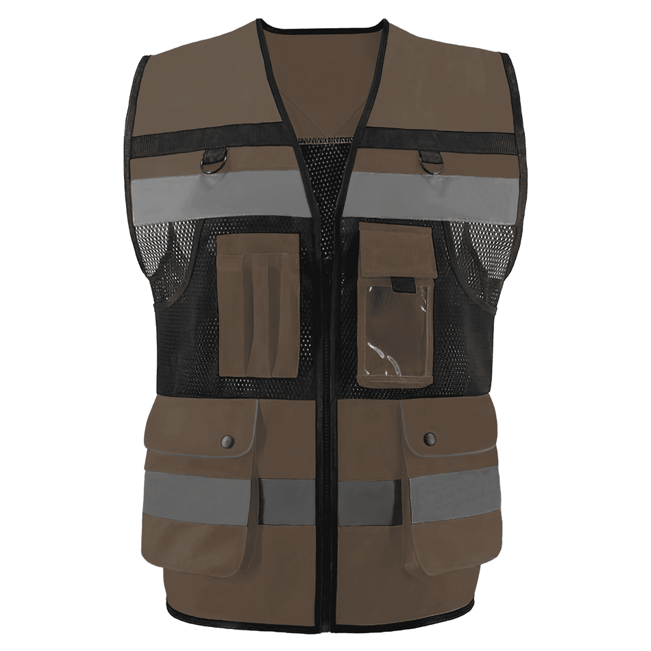 SMASYS High Visibility Reflective Vest,  Safety Vest with 7 Pockets SMASYS Store