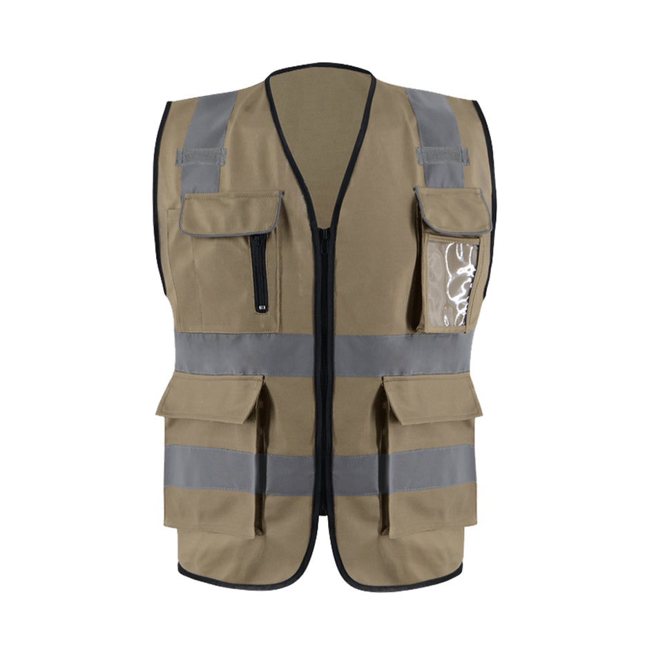 SMASYS High Visibility Multifunctional Reflective Safety Vest with Pockets
