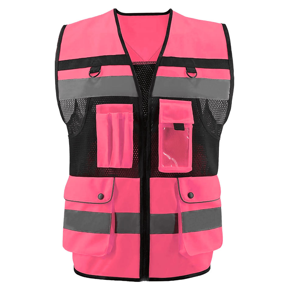 SMASYS High Visibility Reflective Vest,  Safety Vest with 7 Pockets SMASYS Store