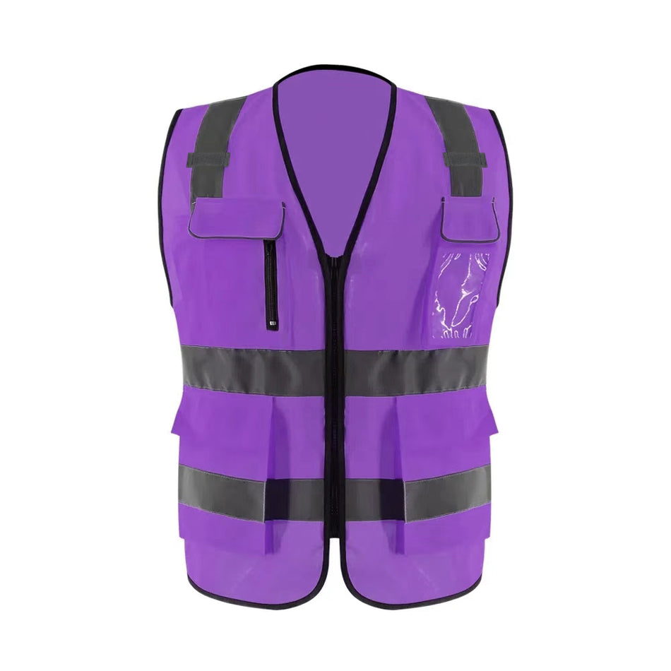 SMASYS High Visibility Multifunctional Reflective Safety Vest with Pockets