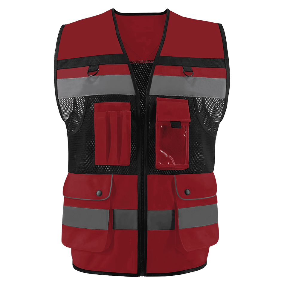 SMASYS High Visibility Reflective Vest,  Safety Vest with 7 Pockets SMASYS Store