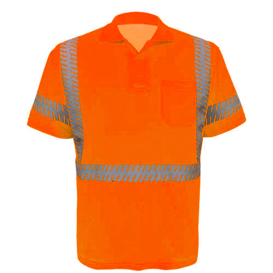 SMASYS High Vis Safety Polo Shirts, Neon Construction Protective Workwear