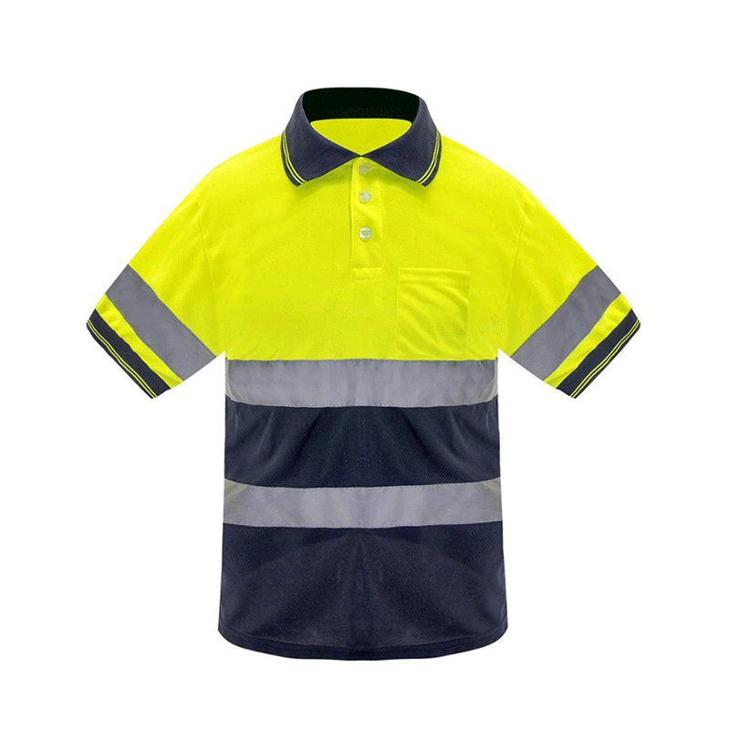 SMASYS Quick Dry Construction Safety Hi Vis Polo Shirt
