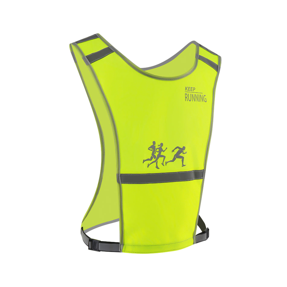 SMASYS Night Jogging Adjustable LED High Reflective Vests