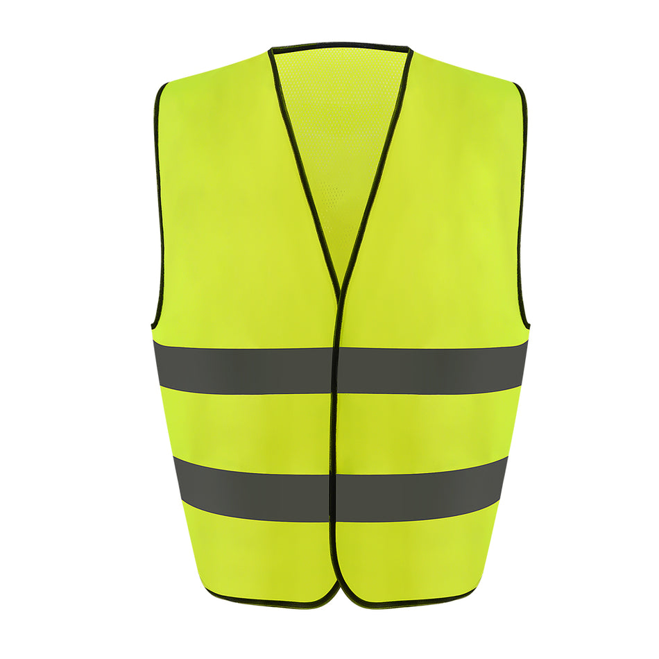 Chalecos reflectantes de seguridad SMASYS, bolsillos traseros de PVC de gran capacidad