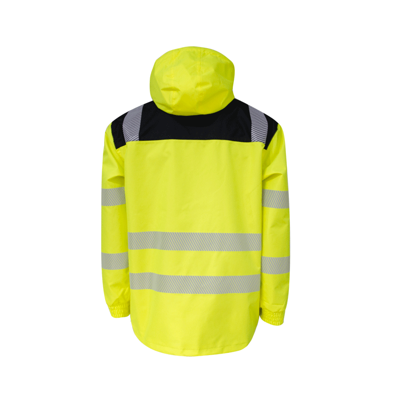SMASYS Windbreaker Detachable Hooded Reflective Jacket