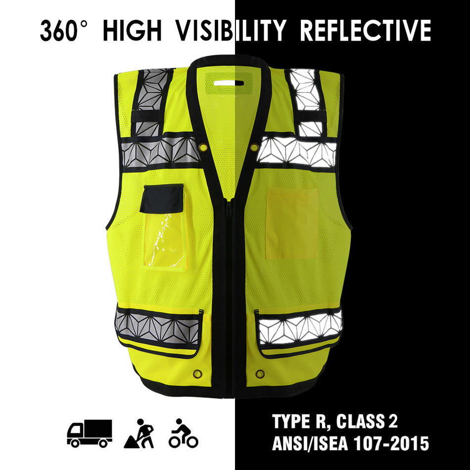 SMASYS Heavy Duty High Visibility Vest