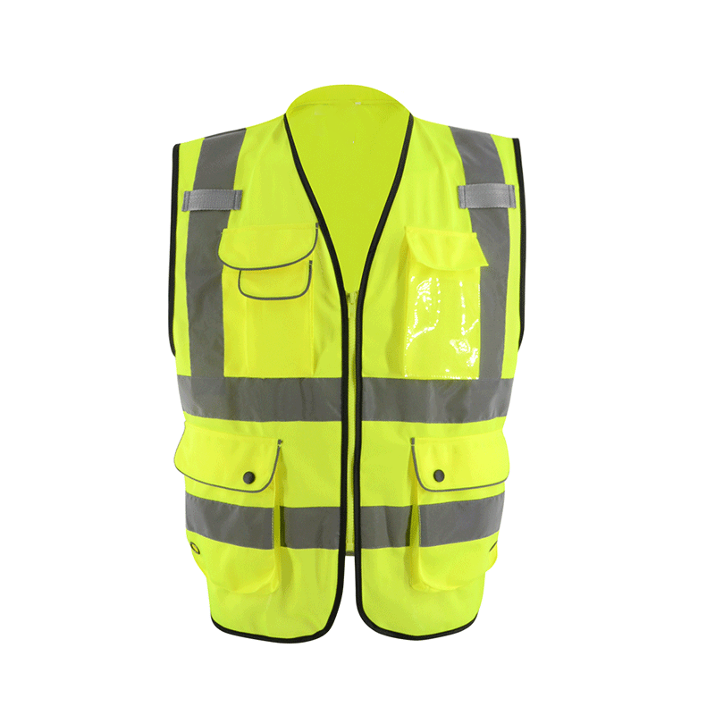 SMASYS Multi Colors Pockets Reflective Safety Vest