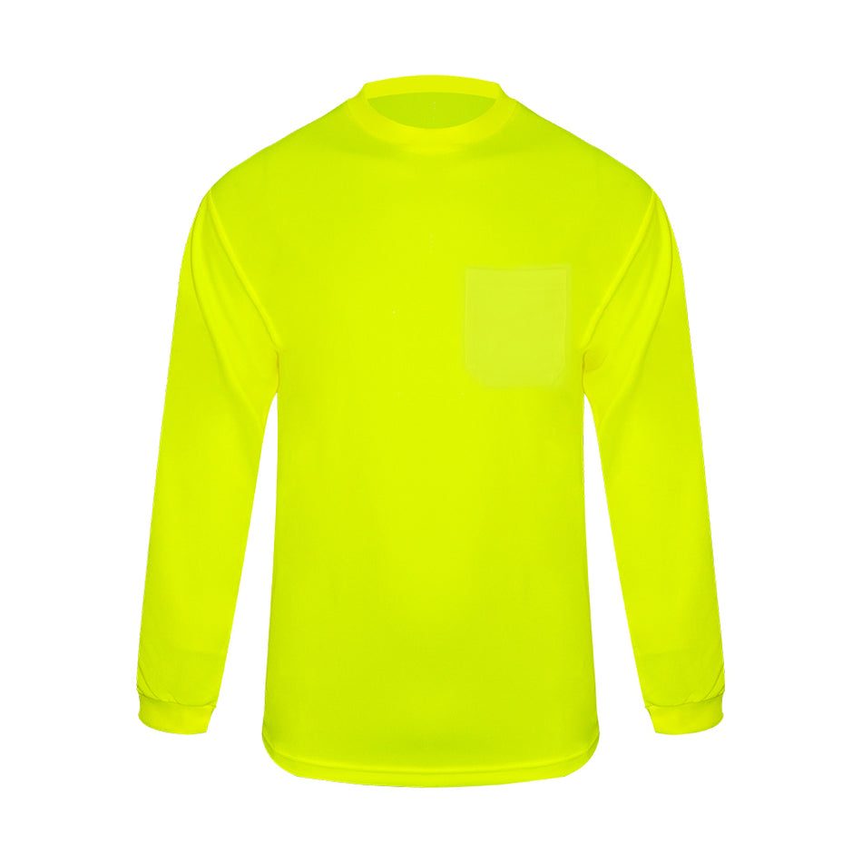 SMASYS Hivis Fluorescent Color Yellow Orange Safety T-shirt