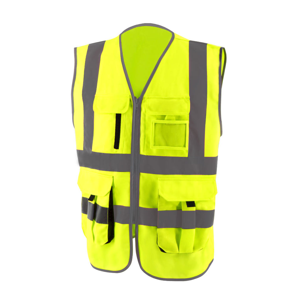 SMASYS Multi Pockets Reflective Vest Safety Clothing