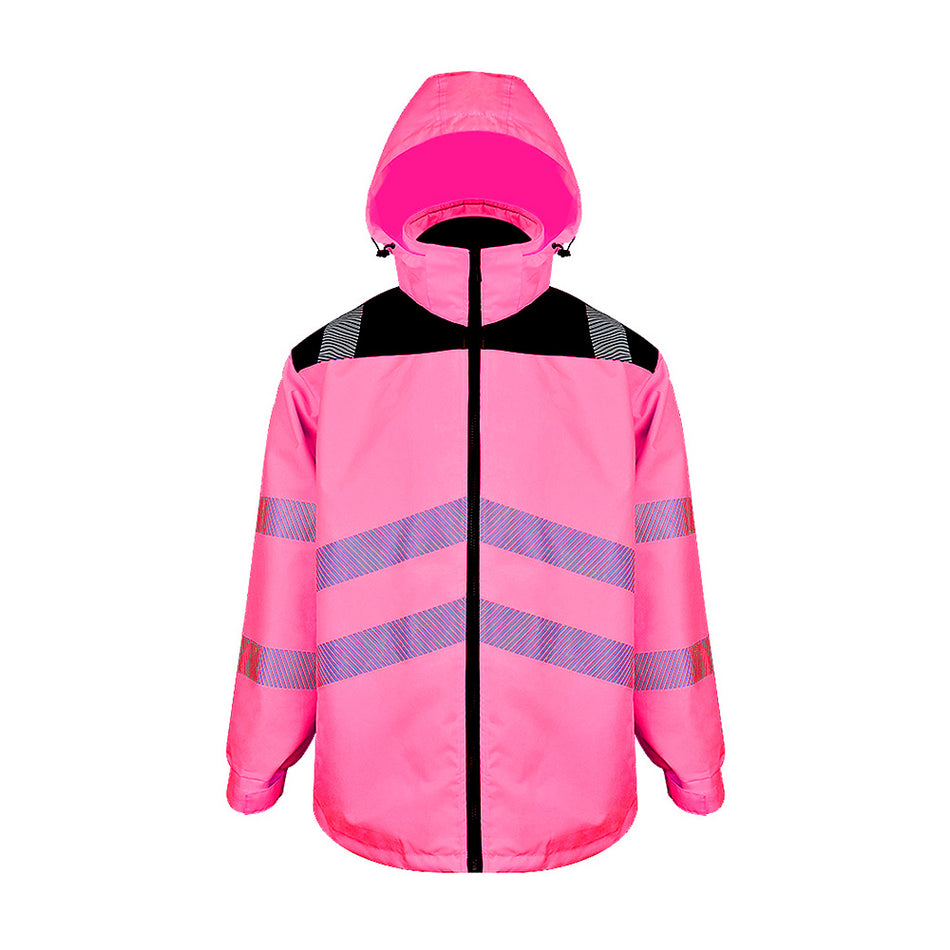 SMASYS High Visibility Waterproof Reflector Yellow Jacket