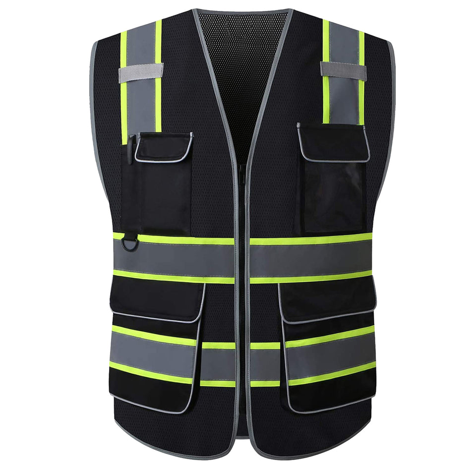 SMASYS Multi Pockets High Visibility Reflective Safety Vest