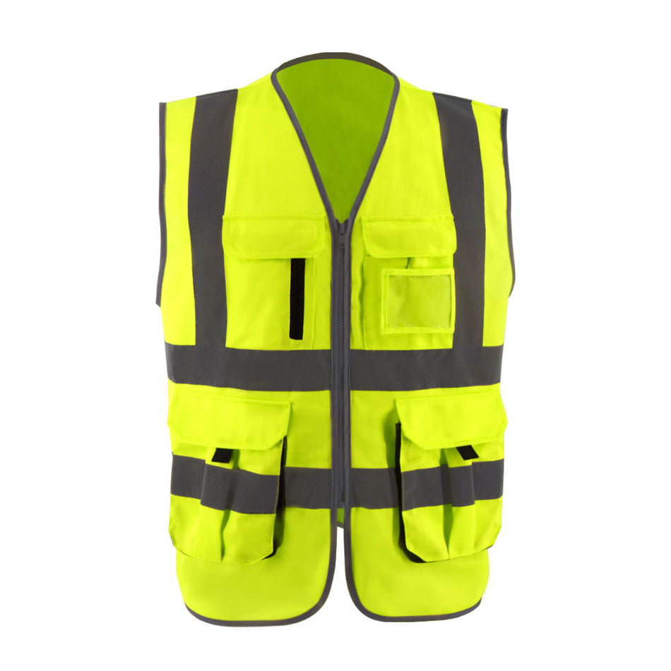 SMASYS Multi Pockets Reflective Vest Safety Clothing