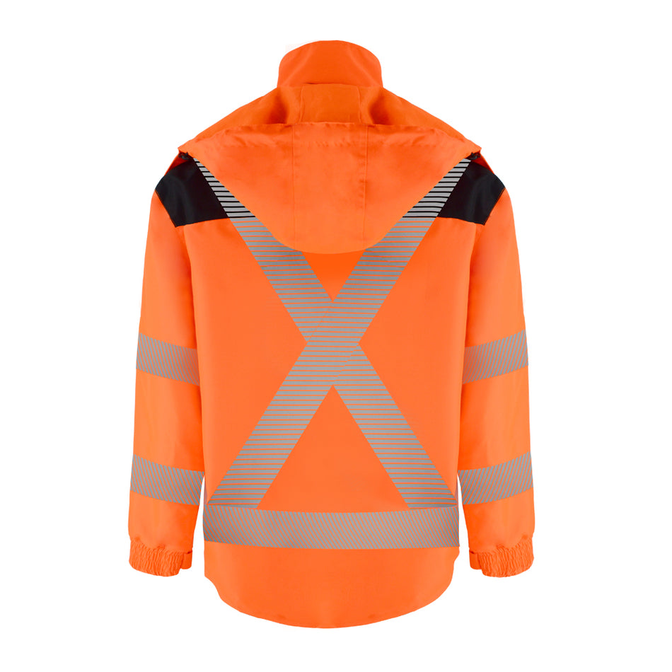 SMASYS Orange Waterproof Construction Winter Parka Jacket