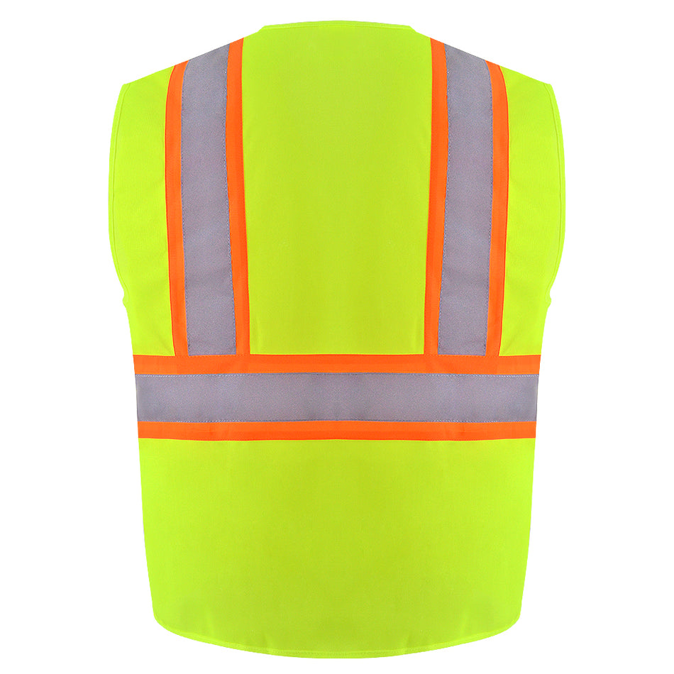SMASYS 4 Pockets High Reflective EN ISO Safety Reflective Vest