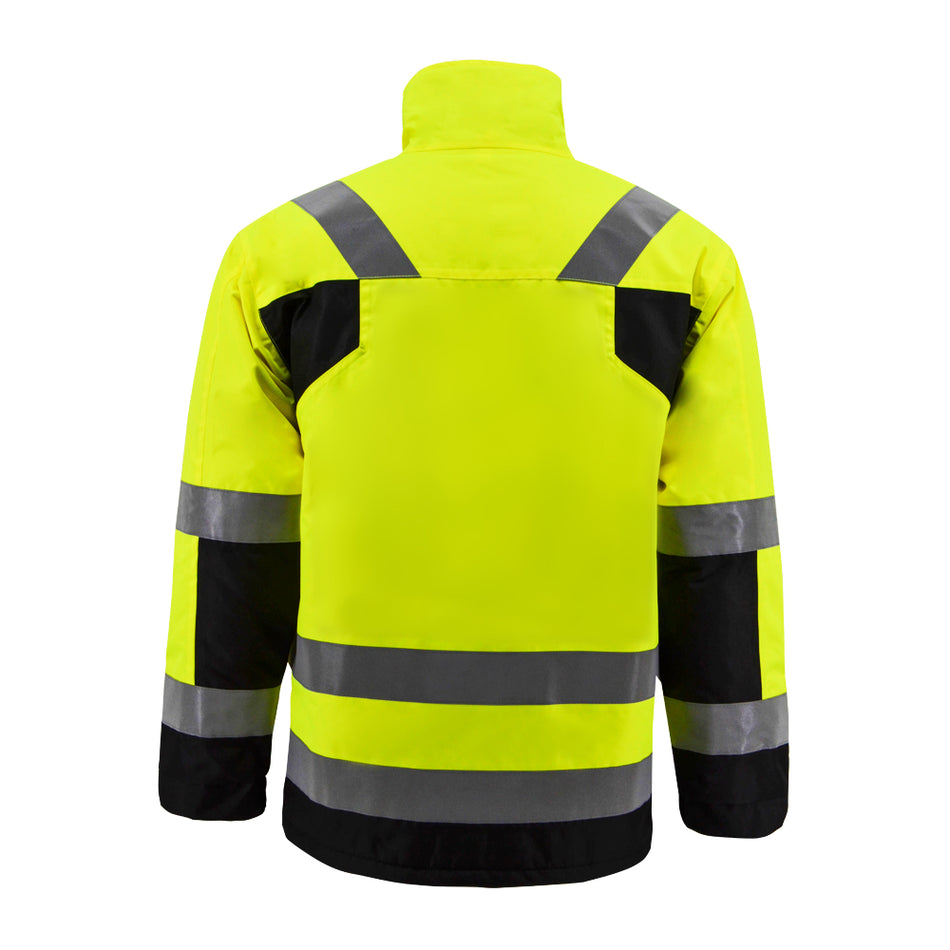SMASYS Unisex Construction Safety Reflective Winter Jacket