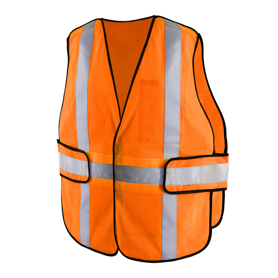 Gilet de sécurité jaune réfléchissant amovible en tissu maillé SMASYS de classe 2