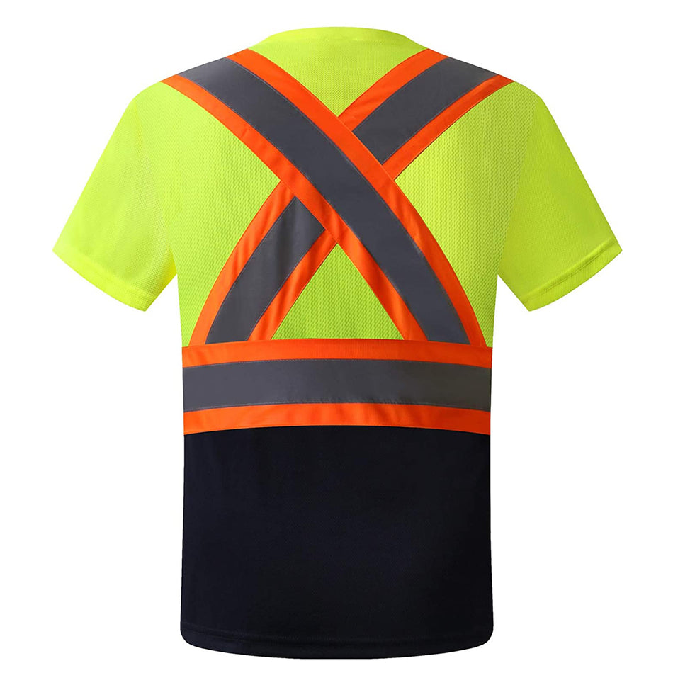 SMASYS Reflective Workwear High Vis Safety Shirts