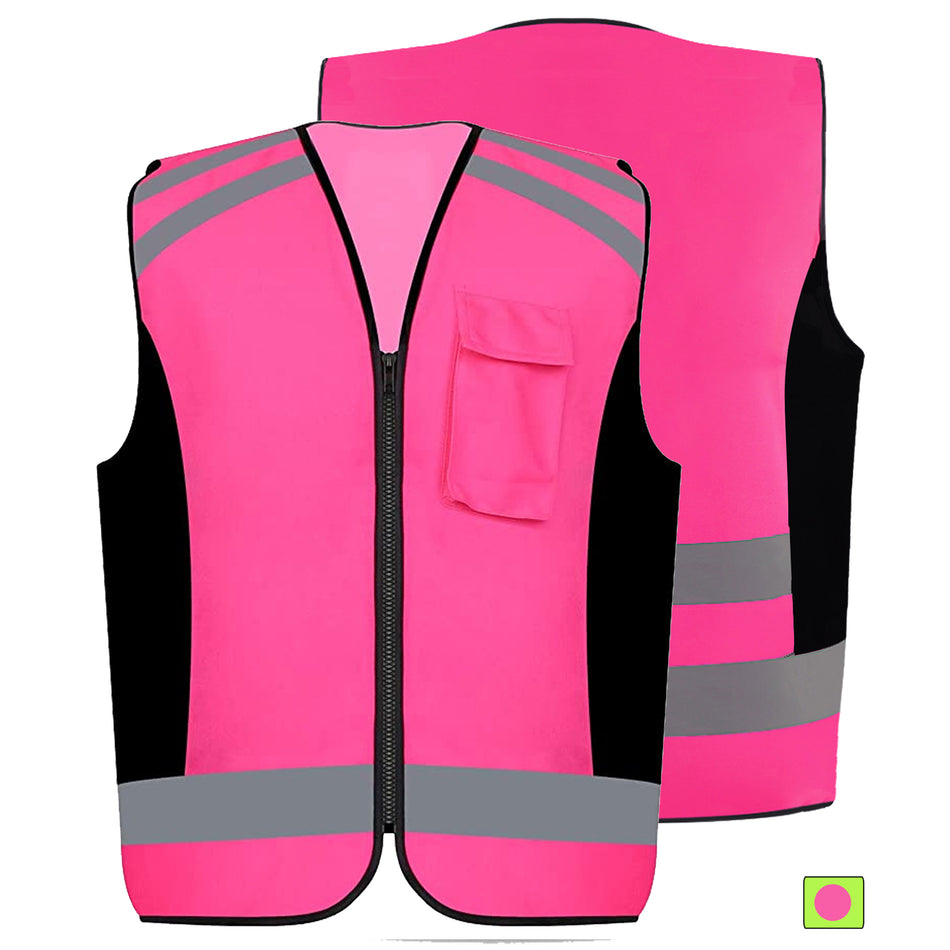 SMASYS High Visibility Safety Reflective Vest for Women