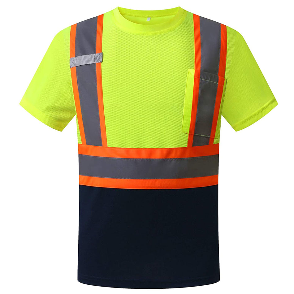 SMASYS Reflective Workwear High Vis Safety Shirts
