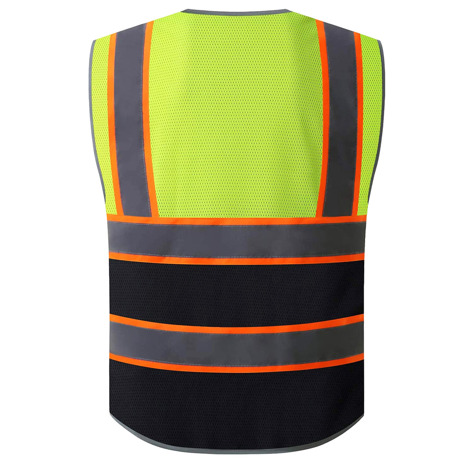 SMASYS Multi Pockets High Visibility Reflective Safety Vest