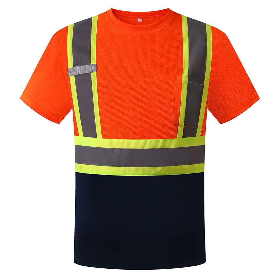 SMASYS Reflective Workwear High Vis Safety Shirts
