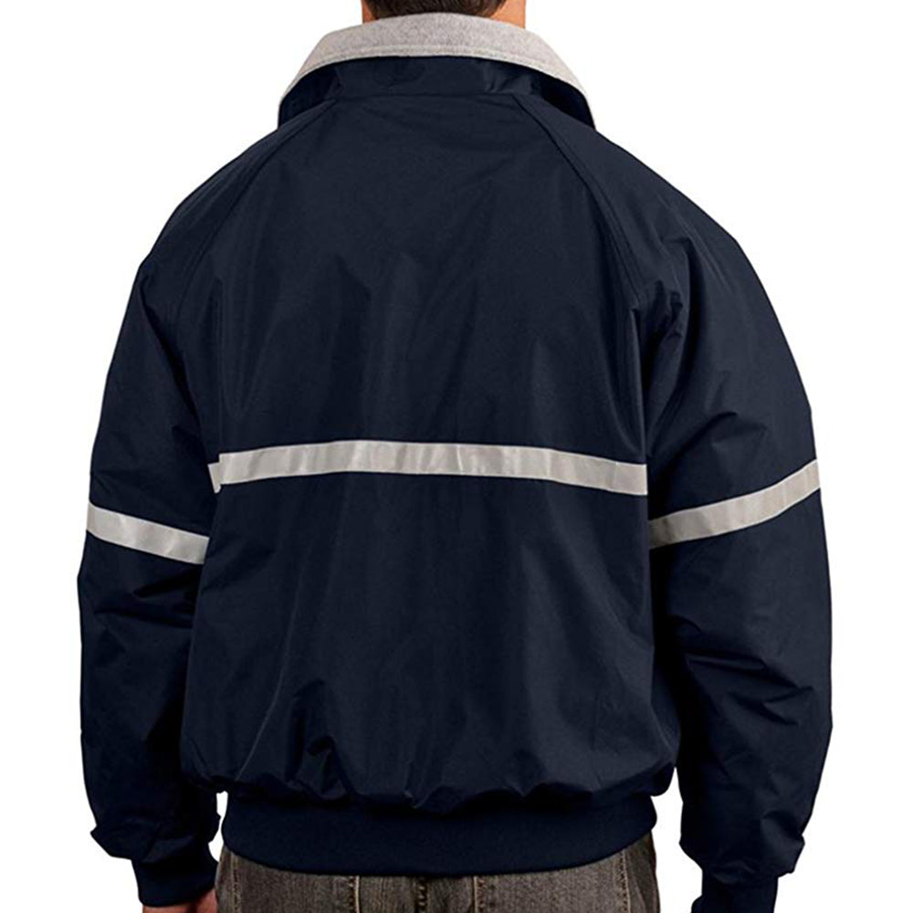 Navy blue safety on sale jacket