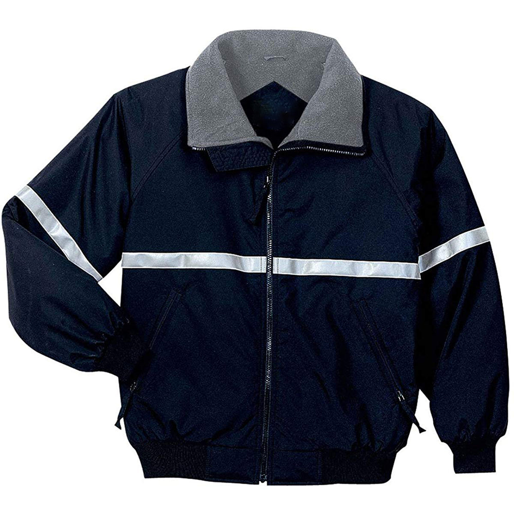 SMASYS Navy Blue Reflective Warm Safety High Visibility Jacket – SMASYS ...