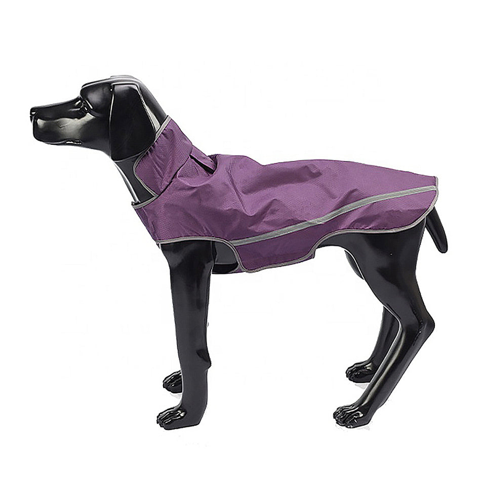 SMASYS Classic Waterproof Dog Rain Coat With Reflective Design