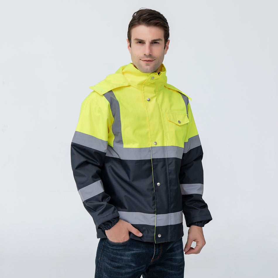 SMASYS Custom High Visibility Waterproof Construction Safety Jacket