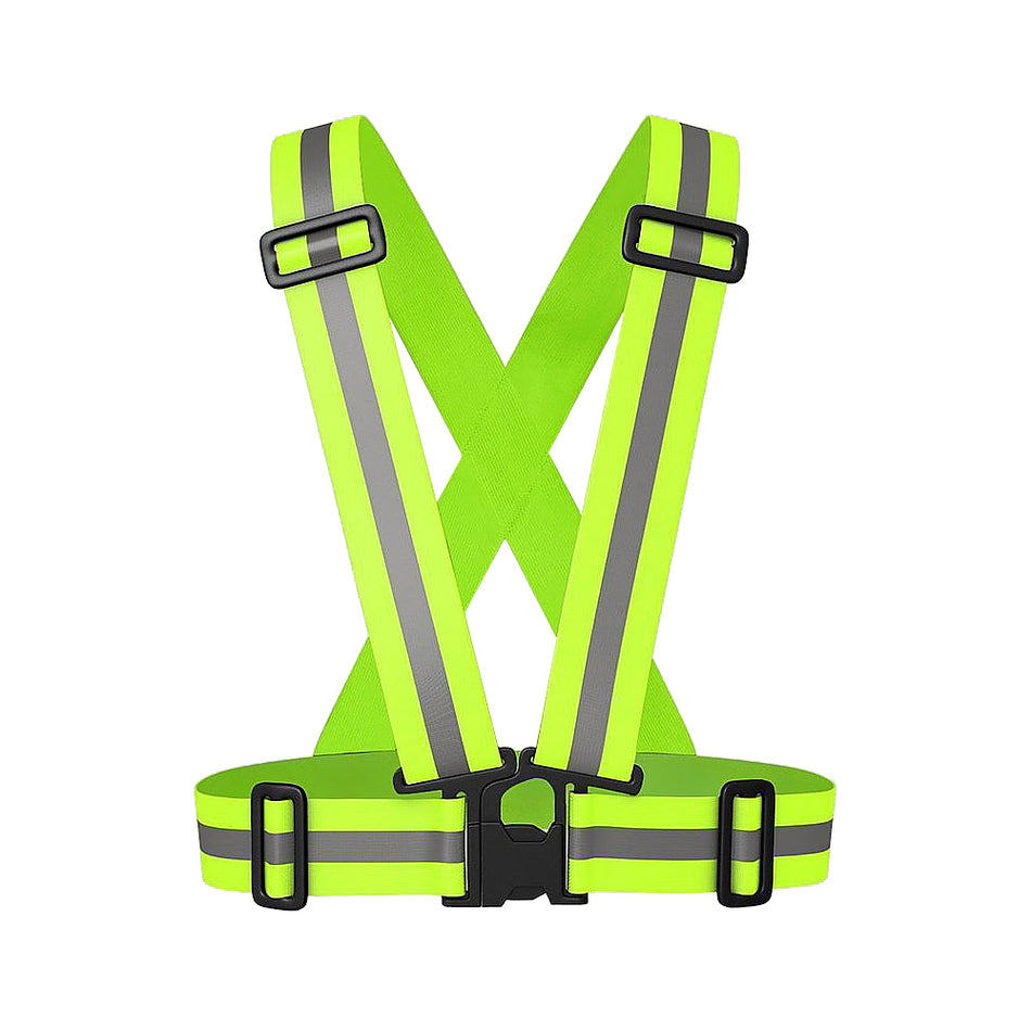 SMASYS High Visibility Lightweight Cycling Adjustable Reflective Running Belt